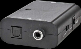 ACON2507BK Nedis Digital Audio Converter | 2-way | Connection input: 1x S/P