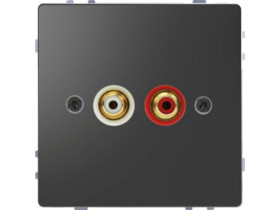 MERTEN D-LIFE Gniazdo wtykowe złącza audio antracytowy MTN4350-6034 SCHNEIDER ELECTRIC