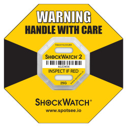ShockWatch 2 25G Vibration - Tilt Label
