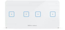 Przewodowy włącznik czteropolowy czarny WSS-22M Tech Sterowniki