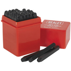 Sealey AK9296 Letter and Number Punch Set 36pc
