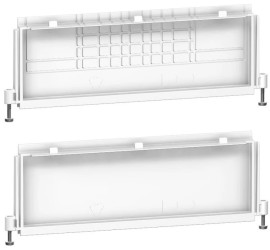 Kołnierz wejściowy dla obudowy natynkowej, 18-modułowej PRA90041