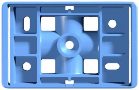 Weidmüller 2737770000 CC-DT-H 85/54 BL Tabliczka znamionowa 20 szt.