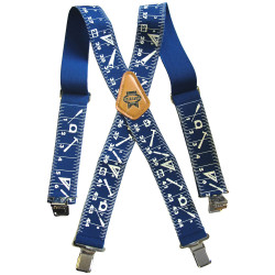 Faithfull FAIBRACESTM Heavy-Duty Braces 50mm Wide - Blue