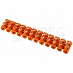Listwa zaciskowa 12-torowa 4mm2 32A 450V pomarańczowa SIMET
