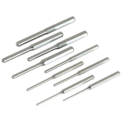 Sealey AK9109 Roll Pin Punch Set 9pc 1/8-1/2&quot; Imperial