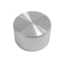 GAŁKA POTENCJOMETRU GSLG30 30mm GŁADKA SREBRNA ALUMINIOWA