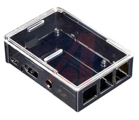 Obudowa Raspberry Pi do Raspberry Pi 2, Raspberry Pi B+ ADAFRUIT INDUSTRIES Poliwęglan Przezroczysty, szary 93 x 63 x