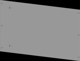 Separating plate, back, rectangular, sheet steel, (W x H x D) 600 x 350 x 1.5 mm, 8PQ5000-4BA44