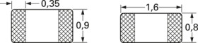 PTC thermistor, 470 Ω, 105 °C, ±50 %, SMD 0603, B59601A0105A062