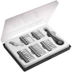 Dacal MBS40 37-Piece Metric Bit Set 1/4&quot; 6.3mm for Precise Tasks