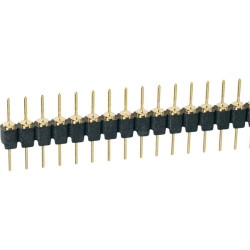 Fischer MK 05 50 G Precision Pins Both Sides Male Header 1x50 Vertical 2.54 Gold