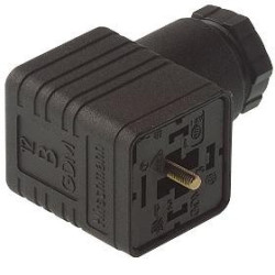 Złącze zaworu elektromagnetycznego A 3P+E 250 V AC/DC Żeński dławnica PG11 Hirschmann