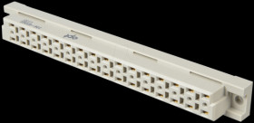 106-40064 Female multipoint connector 32-pin, straight 4 mm, A-C