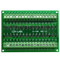 CZH-LABS AC Lamp Test Diode Module, 16 Channels.