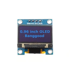 5 sztuk Geekcreit® 0,96-calowy niebieski wyświetlacz OLED I2C IIC 128*64 LCD Screen Module