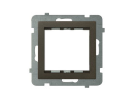 SONATA Adapter podtynkowy systemu OSPEL 45 do serii Sonata czekoladowy metalik AP45-1R/m/40 OSPEL