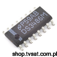 DS3486M Quad Receiver RS-422/RS-423 SMD-SO16 NSC
