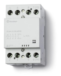 Stycznik modułowy 2Z 2R 40A 230 AC/DC wskaźnik zadziałania 22.44.0.230.4610