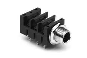 Złącze Jack 1/4 cala Żeński Gniazdo telefoniczne Montaż w obudowie 10A