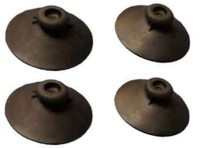 KM-SSAWKA/4 Przyssawka gumowa 40x19mm - czarna (4sztuki)