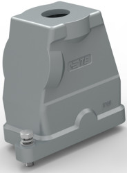 Housing, size HB6, die-cast aluminum, M25, angled/straight, screw locking, IP68, T1920061125-009