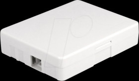 86842 FO junction box, wall mounting, 2 x SC Simplex / LC Duplex