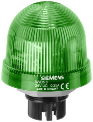 Sygnalizator 12 → 230 V ac/dc Stały Zielony 5W Mocowanie bagnetowe LED