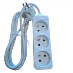 Przedłużacz 3-gniazda z/u 3m