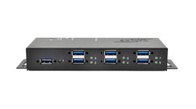 Hub USB USB 3.0, USB 3.1, USB 3.2 EX-1189HMVS-3 USB 7 USB A, USB B, Exsys