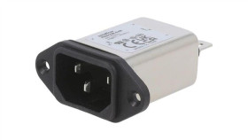 Złącze Zasilające Ac Męskie 6A 250Vac -25÷85C 1,6Mh Fn9233r-6-06