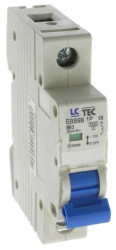 Wyłącznik instalacyjny nadprądowy nadmiarowoprądowy 1P 1M B 63A 6kA 492604 EBS9B
