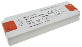 Sterownik LED napięcie wyjciowe: 24V 1.25A napięcie wejściowe: 200→ 240 V prądu zmiennego stabilizowany