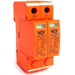 Ogranicznik przepięć fotowoltaiczny DC Typ T2 2P 1000V VCX Professional