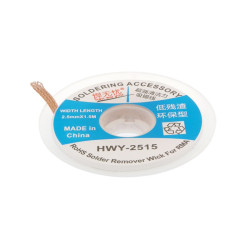 Plecionka do odsysania cyny 2,5mm (taśma rozlutowująca)