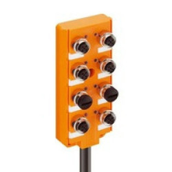 Koncentrator aktuator/sensor z wskaźnikiem LED górne porty 8-portów gniazda M12 4-polowy ASB 8/LED 5-4/1,5 M