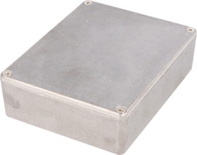 Aluminum die cast enclosure, (L x W x H) 119 x 94 x 34 mm, natural, IP54, 1590BB