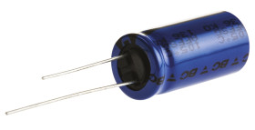 Kondensator 470μF 50V dc Radialny, Otwór przelotowy Vishay roztaw: 5mm 12.5 (Dia.) x 25mm