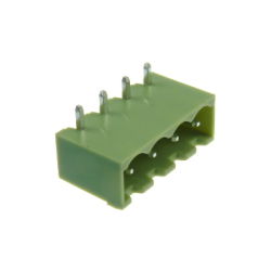 ZŁĄCZE ME030-508-04 KĄTOWE MĘSKIE ZAMKNIĘTE R-5,08MM 12A 300V RoHS