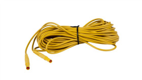 Przewód Pomiarowy 20M Żółty /Wtyki Bananowe/ Waprz020yebb