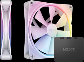 RF-D14DF-W1 NZXT F140 RGB DUO double pack, 140 mm PWM white