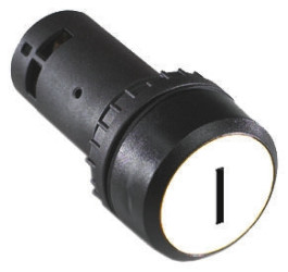 Przycisk SPST średnica wycięcia 22mm, montaż panelowy ABB