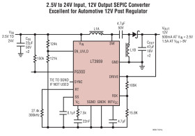 Wide Input Voltage Range Boost/SEPIC/Inverting Converter with 6A, 40V Switch