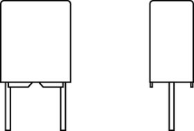 MKT370 DC Film Capacitors MKT Radial Potted Type