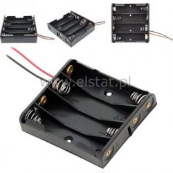 Koszyk na baterie 4XR3 ( IIII ) 1 strona + kabe