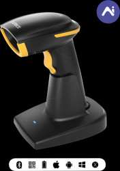 BCST-36_BLACK Barcode scanner, 2D, Bluetooth/wireless/USB, black