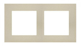 Simon 55 Ramka 2-krotna LINE Szampański mat TR2/144