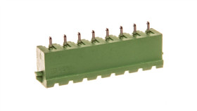 Gniazdo Pinowe 8P 320V 12A Zielone Z Noskiem Blokującym Mstbva 2,5/ 8-G-Rn...