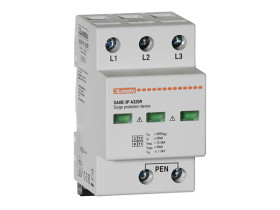 Ochronnik przepięciowy Jednofazowy-fazowy, 50kA, montaż Szyna DIN Monoblok, Lovato SA0B