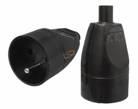 GINAZDO NA KABEL 250V/16A CZARNE